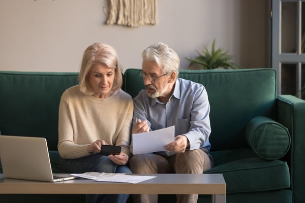 couple discussing annuities ahead of retirement