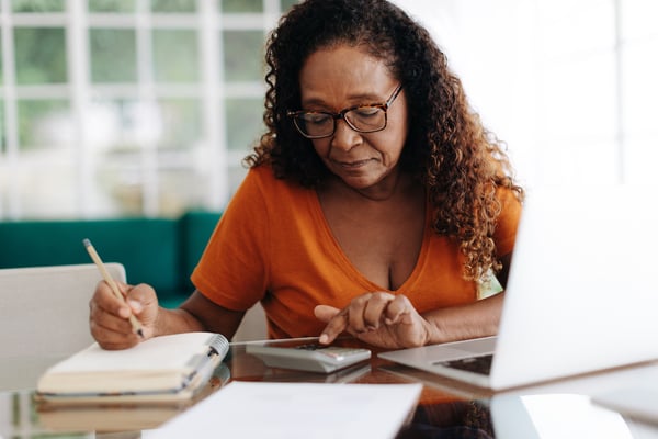 woman reviewing types of annuities