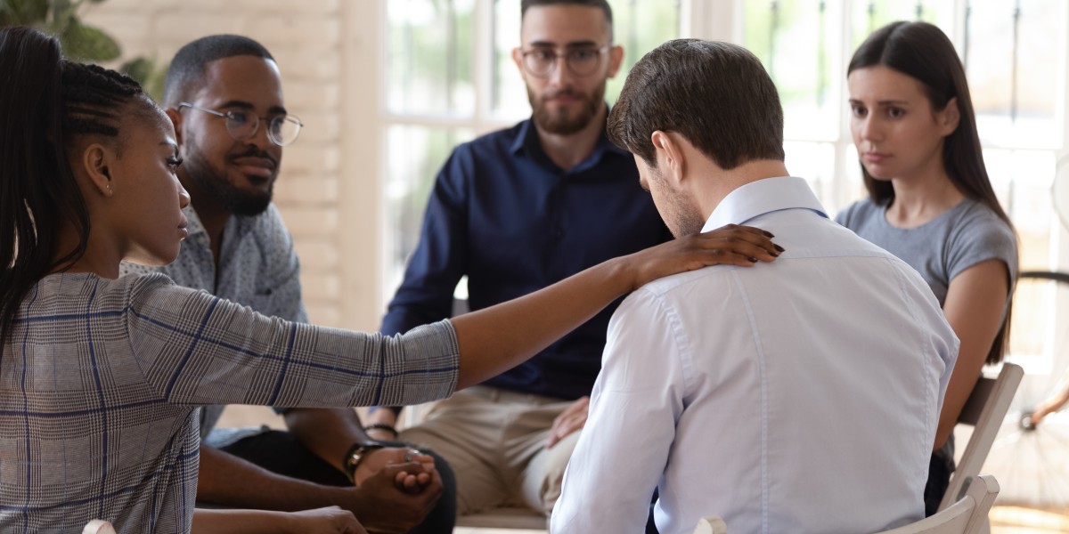 grief counseling session after a funeral