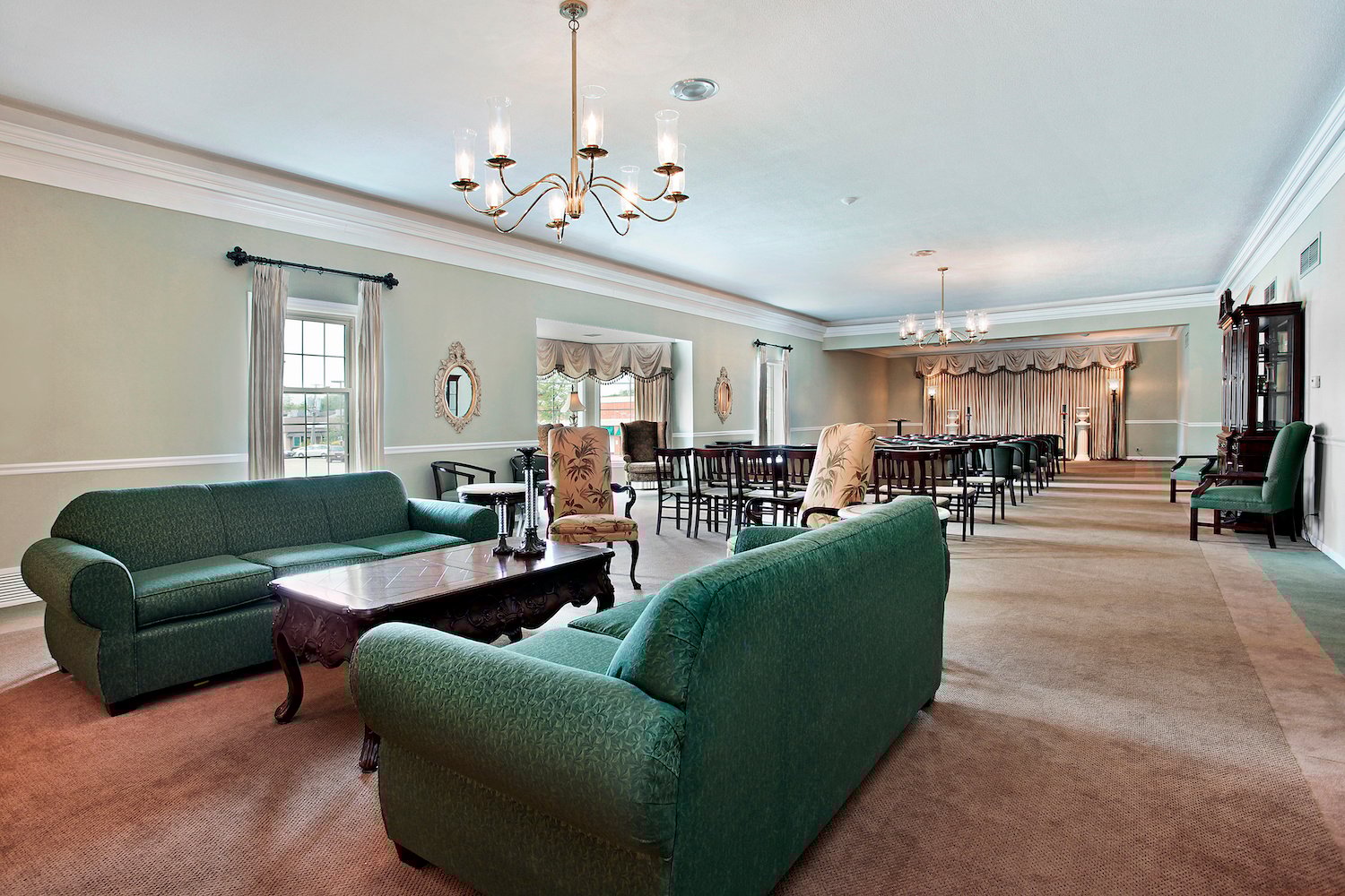 funeral home interior